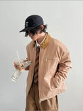 Chicmy- Casual Corduroy Collar Jacket