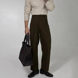 Chicmy- Wide-leg Straight-leg Suit Pants