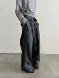 Chicmy- Wide-Leg High-Waist Pants