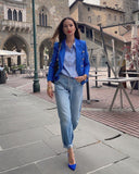 Chicmy-nye outfits women casual outfits 'Leosoxs' Blue Blazer