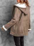 Chicmy-Winter Outfits Women's Solid Jacket Fleece Warm Trench Coat