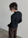 Chicmy- Slim Fit Long Sleeve Pullover