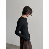 Chicmy- Slim Fit Long Sleeve Pullover