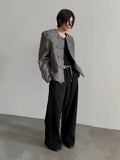 Chicmy- Wide-Leg Woolen Pants