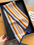 Chicmy-Contrast Color Striped Scarf