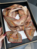 Chicmy-Urban Leopard Printed Silk Imitation Scarf