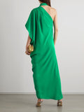 Chicmy-Casual  Asymmetric Split-Side Solid Color Maxi Dresses