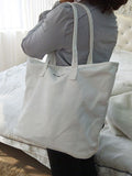 Chicmy-Casual Simple Letter Printed Tote Bag