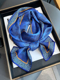 Chicmy-Urban Leopard Printed Silk Imitation Scarf