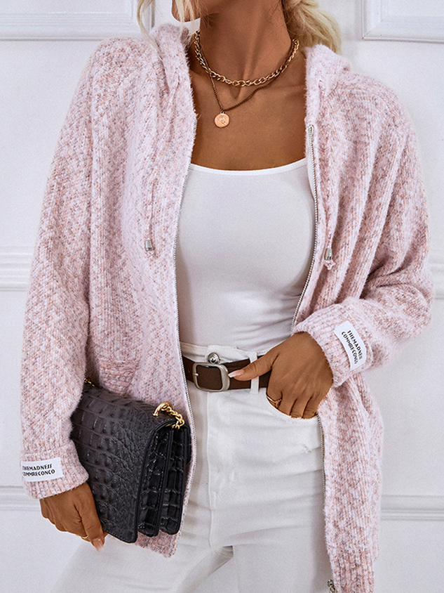 ChicmyKnitted Hoodie Cardigan