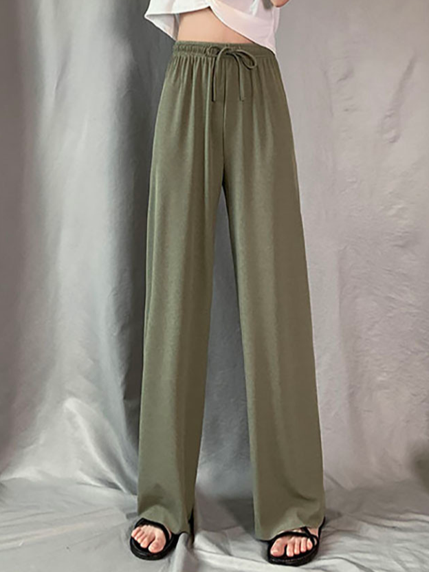 ChicmyPlain Casual Loose Pants