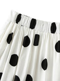 Chicmy-Polka-Dot Loose Skirts Bottoms