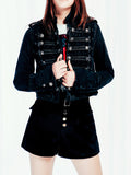 Chicmy-Original Solid Punk Denim Outerwear