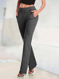 ChicmyPlain Loose Casual Pants