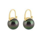 Chicmy-Black Pearl Earrings  Available in White Champagne Grey Gold and Black  Pearl Dangle Earrings