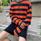 Chicmy-Graduation gift, Coachella Valley Music Festival Look,Long Sleeve Colorful Striped Loose Men Shirts