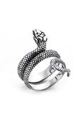 Chicmy-Korean style, Korean men's outfit, minimalist style, street fashionLONG SNAKE RING