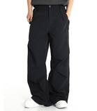 Chicmy-Korean style, Korean men's outfit, minimalist style, street fashion No. 9602 WIDE STRAIGHT TOOLING PANTS