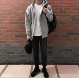 ChicMy-Fall Outfits -Korean style, Korean men's outfit, minimalist style, street fashion Spring Outfits, Autumn Outfits Winter Outfits ZIP UP HOODIE