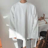 Chicmy-Korean style, Korean men's outfit, minimalist style, street fashion No. 327 OVERSIZE SWEATER