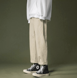 Chicmy-Korean style, Korean men's outfit, minimalist style, street fashion No. 5152 JAPANESE CASUAL STRAIGHT PANTS