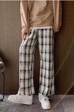 Chicmy-Graduation gift, Coachella Valley Music Festival Look,Casual Plaid Hip Hop Style Long Pants