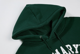 Chicmy-Korean style, Korean men's outfit, minimalist style, street fashion No. 3079 GREEN LETTERED HOODIE