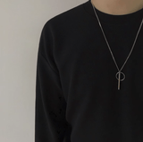 Chicmy-Korean style, Korean men's outfit, minimalist style, street fashionRING NECKLACE