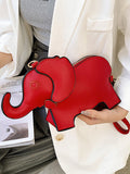 Chicmy-PU Elephant Shape Shoulder Bag Handbag