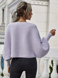 Chicmy-Casual Loose 6 Colors Off-The-Shoulder Long Sleeves Sweater Top