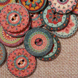 Chicmy-About 100Pcs Multi-Color Round Buttons