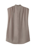 Chicmy-Original Simple Casual Chic Solid Color Vest Top