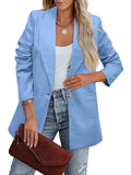 ChicmyWomen's Urban Casual Plain Simple Blazer Commuting Daily Clothing