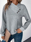 ChicmyPlain Loose Others Casual Sweatshirt