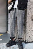 Chicmy-Graduation gift, Coachella Valley Music Festival Look,Long Hip Hop Plaid Slim Pants