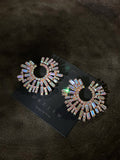 Chicmy-Statement Multi-Colored Rhinestone Earrings Accessories