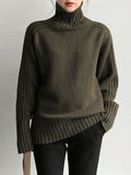 Chicmy-Simple Turtleneck Sweater