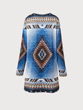 ChicmyVintage Lightweight Open Front Bohemia Ethnic Casual Cardigan Coat for Women