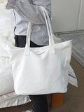 Chicmy-Casual Simple Letter Printed Tote Bag