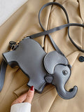 Chicmy-PU Elephant Shape Shoulder Bag Handbag