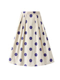 Chicmy-Polka-Dot Loose Skirts Bottoms