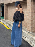 Chicmy-Urban Blue Wide Leg Jean Pants