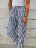 ChicmyCasual Striped Loose Pants