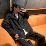 Chicmy-Korean style, Korean men's outfit, minimalist style, street fashion No. 514 COLLARED JK