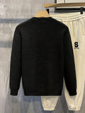 ChicMy-Fall Outfits -Valentine's Day gift Men's Casual Hollow Knitted Sweater For Fall Winter