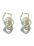 Chicmy-Stylish Statement Chains Geometric Earrings