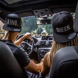 Chicmy-1PC KING QUEEN Embroidered Caps Lover Men Women