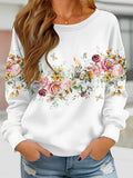 ChicmyCasual Floral Sweatshirt