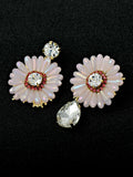 Chicmy-Original Vintage Asymmetric Floral Earrings Accessories