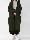 ChicmyCasual Loose Hoodie Trench Coat